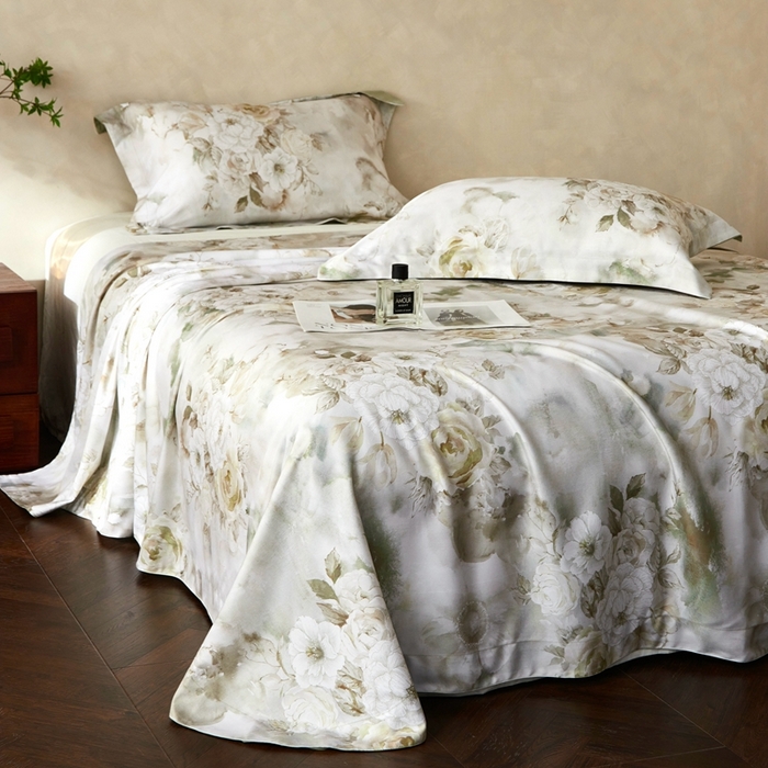 91家纺网 家纺一手货源 找家纺 朵美2025新款【DM】天竹纤维软席三件套 觅影