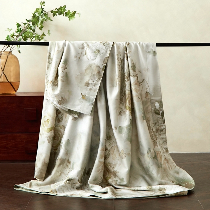 91家纺网 家纺一手货源 找家纺 朵美2025新款【DM】天竹纤维软席三件套 觅影