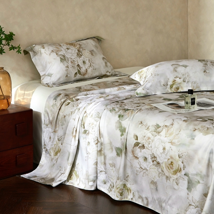 91家纺网 家纺一手货源 找家纺 朵美2025新款【DM】天竹纤维软席三件套 觅影