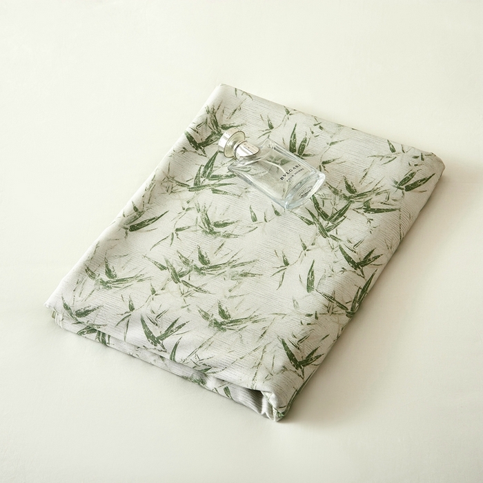 91家纺网 家纺一手货源 找家纺 朵美2025新款【DM】天竹纤维软席三件套 庭竹