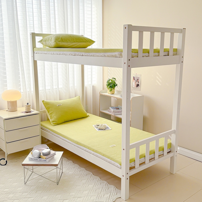 91家纺网 家纺一手货源 找家纺 （总）眠博士 2025新款全棉纯棉华夫格学生床床垫套床垫套单件单床垫套