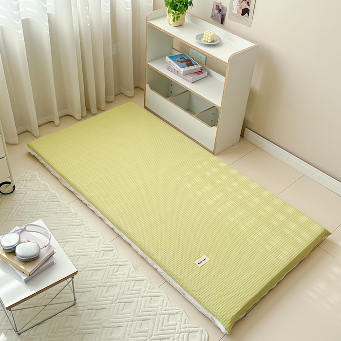 91家纺网 家纺一手货源 找家纺 （总）眠博士 2025新款全棉纯棉华夫格学生床床垫套床垫套单件单床垫套