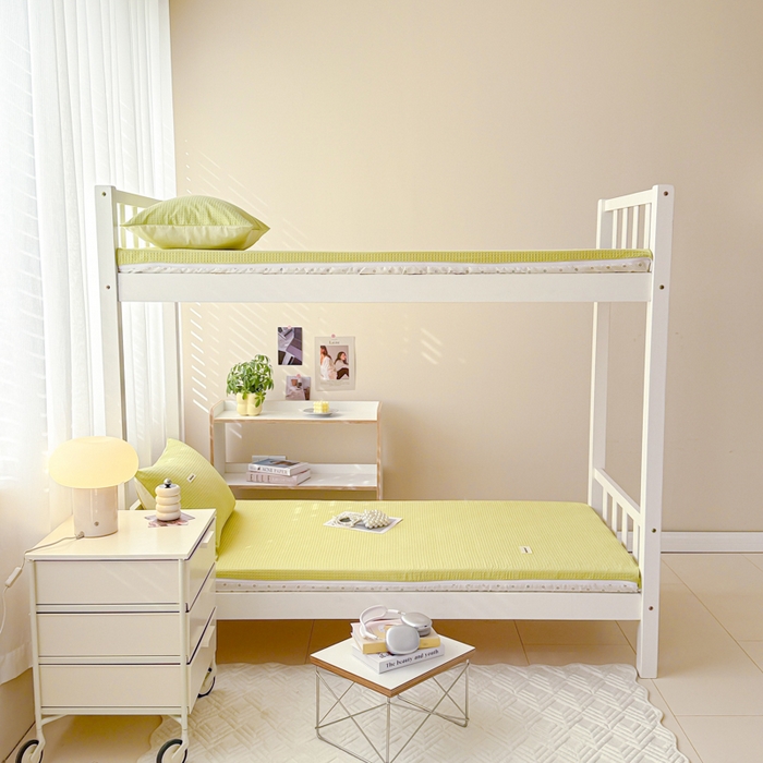 91家纺网 家纺一手货源 找家纺 （总）眠博士 2025新款全棉纯棉华夫格学生床床垫套床垫套单件单床垫套