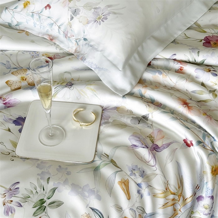 91家纺网 家纺一手货源 找家纺 馨蕊家居 2025新款80SLF奥地利兰精天丝夏被四件套-知否 风格一 夏被知否-氧气绿