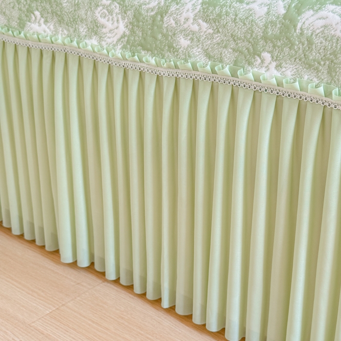 91家纺网 家纺一手货源 找家纺 慧菲 2025新款床盖款凉席三件套-玫瑰 玫瑰-绿