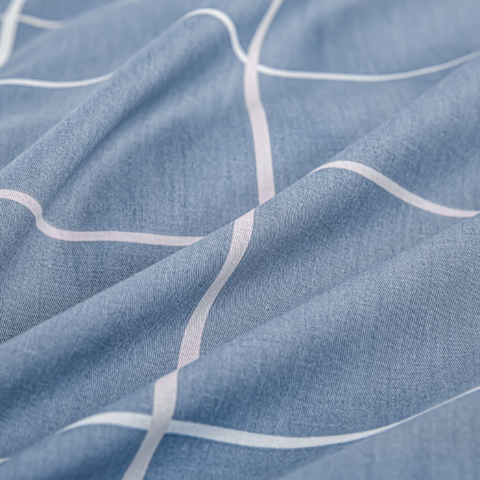 91家纺网 家纺一手货源 找家纺 上学郎家居 2025新款全棉13372学生三件套100棉单人床纯棉六件套学生宿舍床上用品 素雅格调