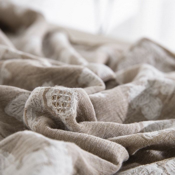 91家纺网 家纺一手货源 找家纺 （总）鲁爱家纺供货 2025新款AB版棉麻工艺款四件套