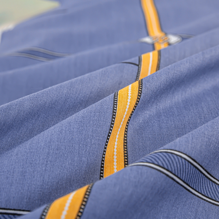 91家纺网 家纺一手货源 找家纺 上学郎家居 2025新款全棉13372学生三件套100棉单人床纯棉六件套学生宿舍床上用品 科尔