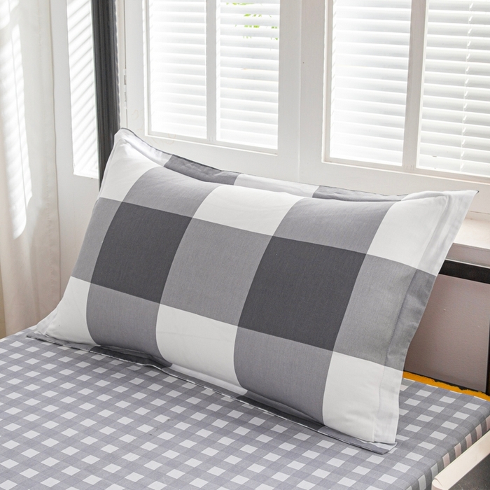 91家纺网 家纺一手货源 找家纺 乐旗家纺 2025新款A类AB版全棉环保印花学生上下铺宿舍三件套六件套 校园笔记-灰