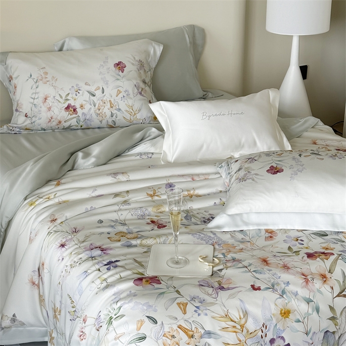 91家纺网 家纺一手货源 找家纺 馨蕊家居 2025新款80SLF奥地利兰精天丝四件套-知否 天丝知否-氧气绿