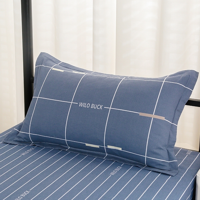 91家纺网 家纺一手货源 找家纺 乐旗家纺 2025新款A类AB版全棉环保印花学生上下铺宿舍三件套六件套 凯尔洛