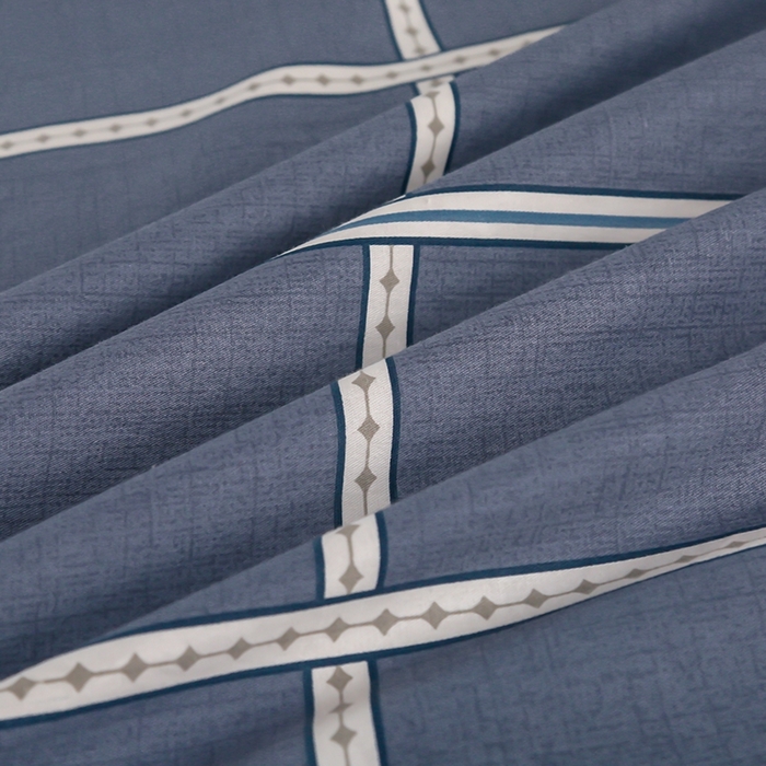 91家纺网 家纺一手货源 找家纺 乐旗家纺 2025新款A类AB版全棉环保印花学生上下铺宿舍三件套六件套 金榜題名-灰