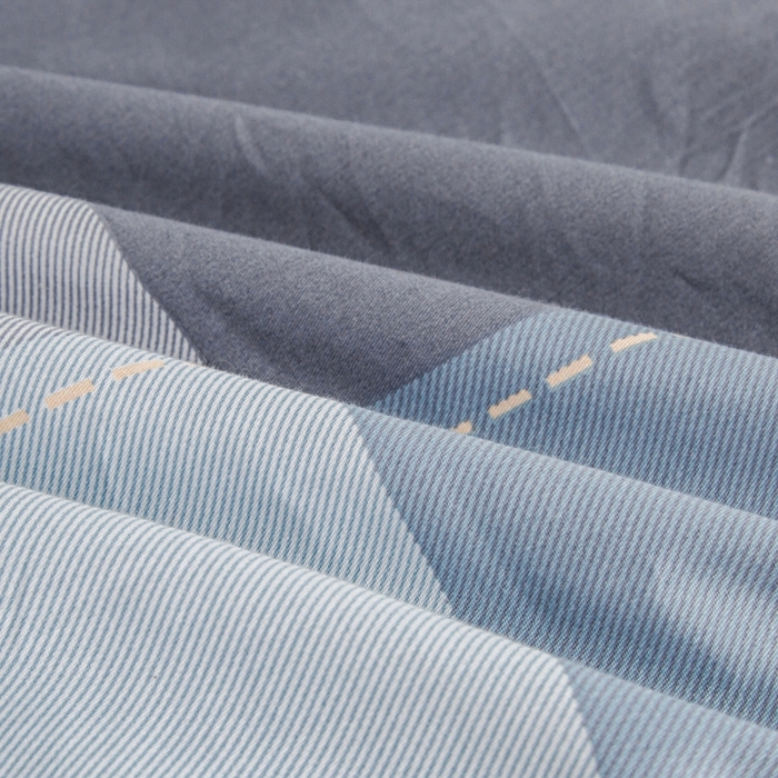 91家纺网 家纺一手货源 找家纺 乐旗家纺 2025新款A类AB版全棉环保印花学生上下铺宿舍三件套六件套 西雅图