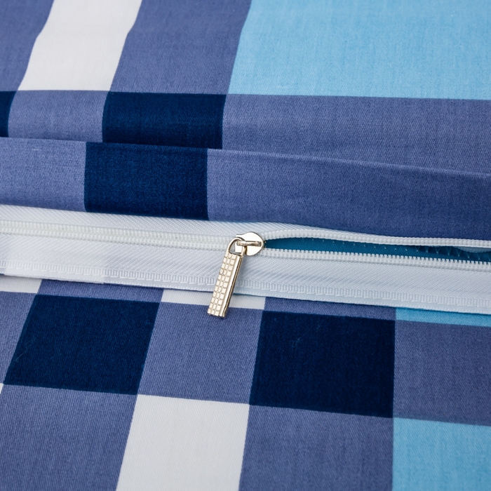 91家纺网 家纺一手货源 找家纺 上学郎家居 2025新款全棉13372学生三件套100棉单人床纯棉六件套学生宿舍床上用品 苏格兰