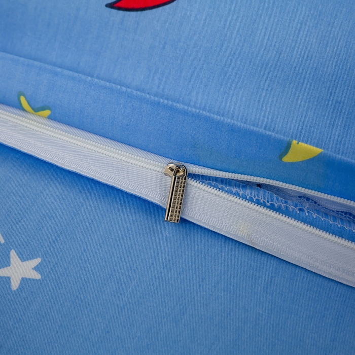 91家纺网 家纺一手货源 找家纺 上学郎家居 2025新款全棉13372学生三件套100棉单人床纯棉六件套学生宿舍床上用品 梦想太空