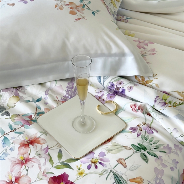 91家纺网 家纺一手货源 找家纺 （总）馨蕊家居 2025新款80SLF奥地利兰精天丝夏被四件套-知否 风格一