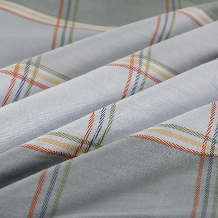 91家纺网 家纺一手货源 找家纺 乐旗家纺 2025新款A类AB版全棉环保印花学生上下铺宿舍三件套六件套 闲趣-灰