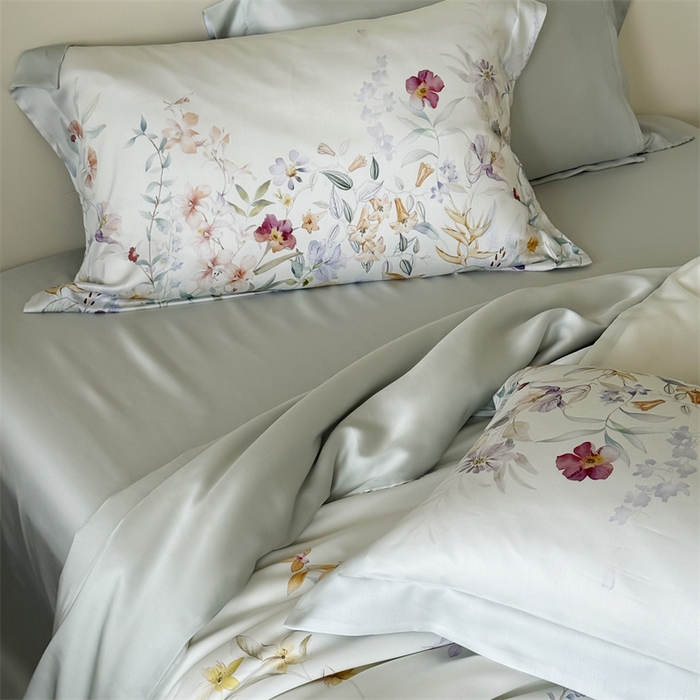 91家纺网 家纺一手货源 找家纺 馨蕊家居 2025新款80SLF奥地利兰精天丝四件套-知否 天丝知否-氧气绿