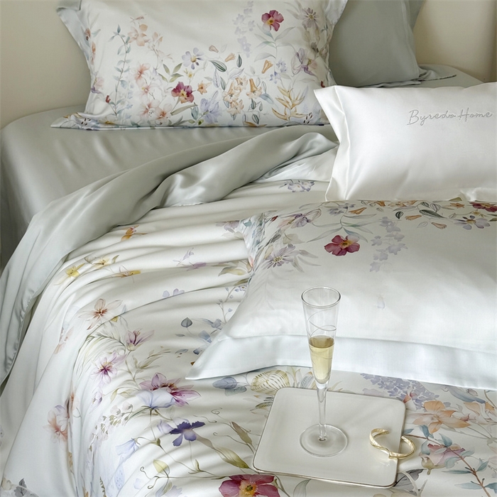 91家纺网 家纺一手货源 找家纺 馨蕊家居 2025新款80SLF奥地利兰精天丝夏被四件套-知否 风格一 夏被知否-氧气绿