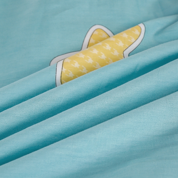 91家纺网 家纺一手货源 找家纺 乐旗家纺 2025新款A类AB版全棉环保印花学生上下铺宿舍三件套六件套 星空