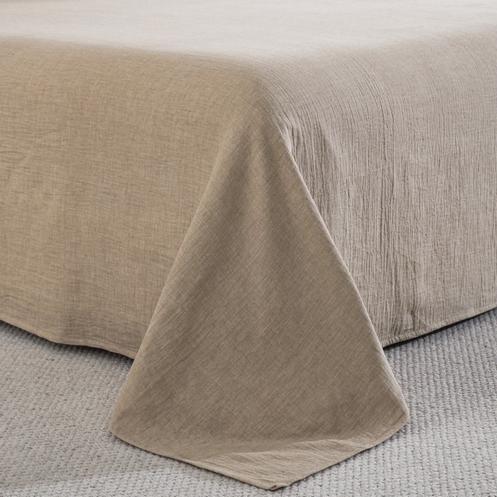 91家纺网 家纺一手货源 找家纺 （总）鲁爱家纺供货 2025新款AB版棉麻工艺款四件套