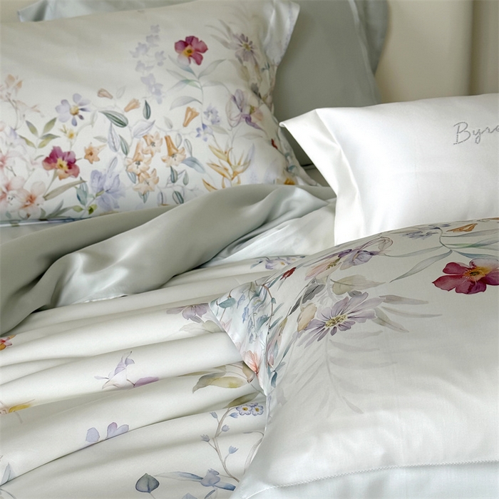 91家纺网 家纺一手货源 找家纺 馨蕊家居 2025新款80SLF奥地利兰精天丝夏被四件套-知否 风格一 夏被知否-氧气绿