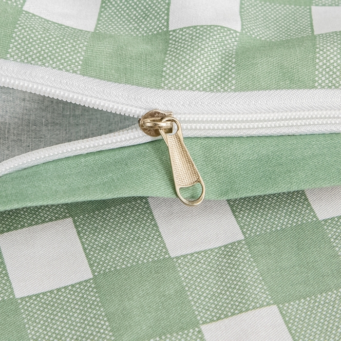 91家纺网 家纺一手货源 找家纺 乐旗家纺 2025新款A类AB版全棉环保印花学生上下铺宿舍三件套六件套 校园笔记-绿