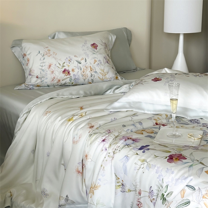 91家纺网 家纺一手货源 找家纺 馨蕊家居 2025新款80SLF奥地利兰精天丝四件套-知否 天丝知否-氧气绿