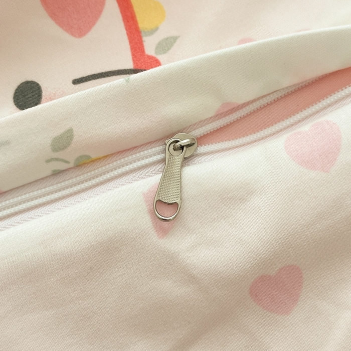 91家纺网 家纺一手货源 找家纺 如一 2025新款A类卡通印加毛巾绣水洗云朵棉四件套（提供买家秀） 好多猫