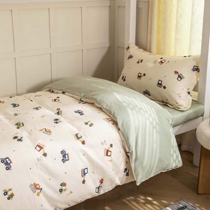 91家纺网 家纺一手货源 找家纺 （总）锦罗绣 2025新款全棉双层纱学生套件三件套