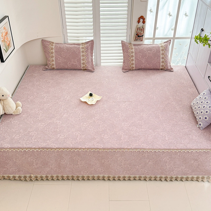 手艺人家纺 2025新款高精密炕盖XK3755 XK3756√-绗缝款GHK01-13 XK3755粉