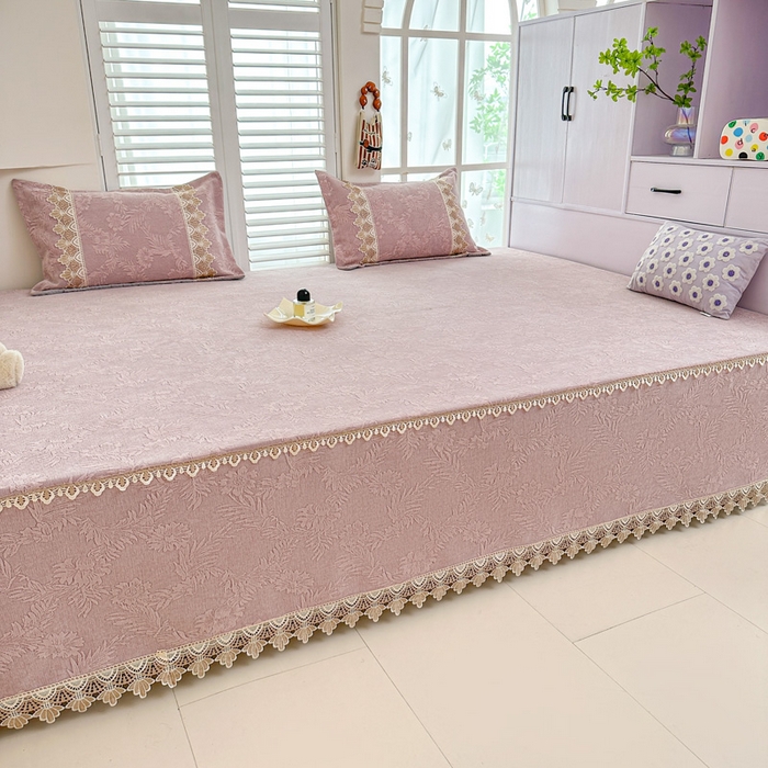 91家纺网 家纺一手货源 找家纺 手艺人家纺 2025新款高精密炕盖XK3755 XK3756√-绗缝款GHK01-13 XK3755粉