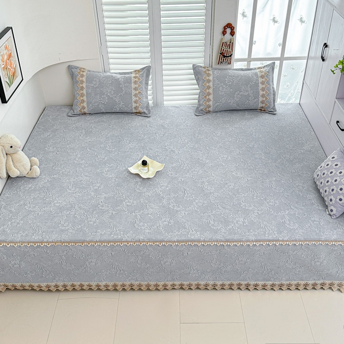 手艺人家纺 2025新款高精密炕盖XK3755 XK3756√-绗缝款GHK01-13 XK3755灰