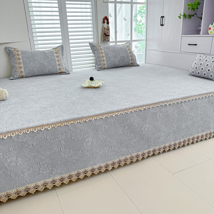 91家纺网 家纺一手货源 找家纺 手艺人家纺 2025新款高精密炕盖XK3755 XK3756√-绗缝款GHK01-13 XK3755灰