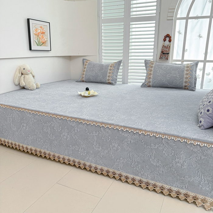 91家纺网 家纺一手货源 找家纺 手艺人家纺 2025新款高精密炕盖XK3755 XK3756√-绗缝款GHK01-13 XK3755灰
