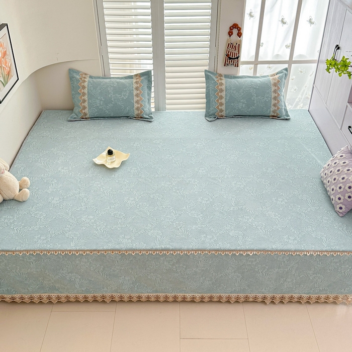 手艺人家纺 2025新款高精密炕盖XK3755 XK3756√-绗缝款GHK01-13 XK3755绿