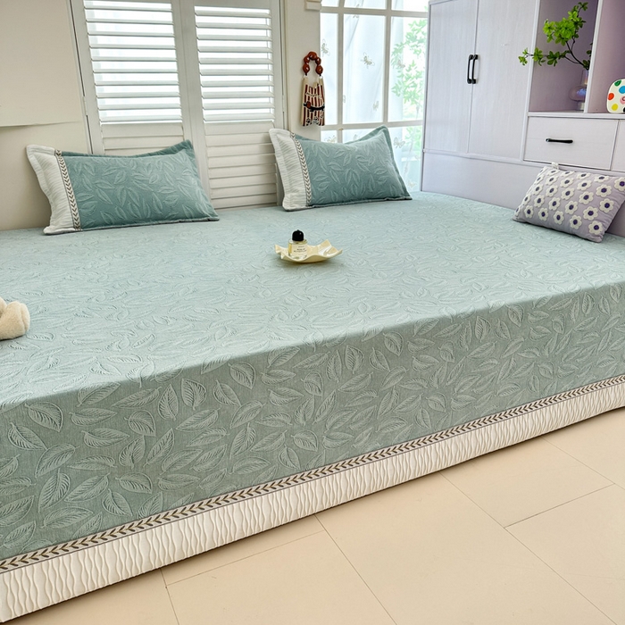 91家纺网 家纺一手货源 找家纺 手艺人家纺 2025新款高精密炕盖XK3755 XK3756√-绗缝款GHK01-13 XK3756绿