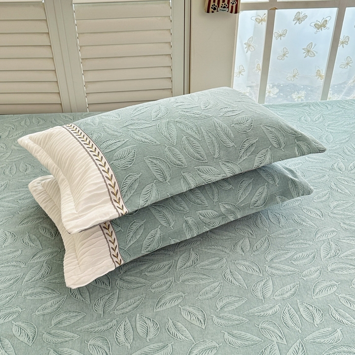 91家纺网 家纺一手货源 找家纺 手艺人家纺 2025新款高精密炕盖XK3755 XK3756√-绗缝款GHK01-13 XK3756绿