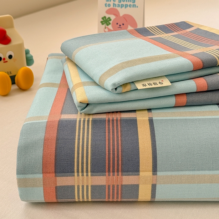 91家纺网 家纺一手货源 找家纺 （总）爱彼家纺 2025新款原棉老粗布床单床单单件凉席席子