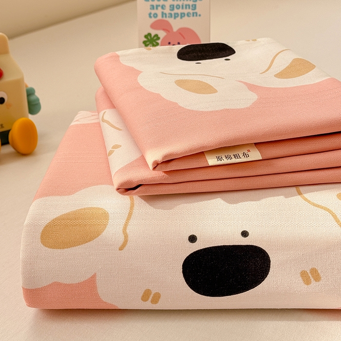 91家纺网 家纺一手货源 找家纺 （总）爱彼家纺 2025新款原棉老粗布床单床单单件凉席席子