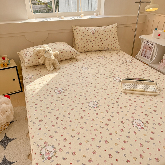 91家纺网 家纺一手货源 找家纺 （总）爱彼家纺 2025新款原棉老粗布床单床单单件凉席席子