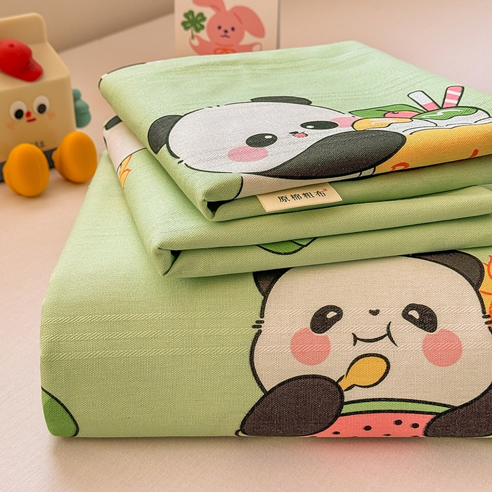 91家纺网 家纺一手货源 找家纺 （总）爱彼家纺 2025新款原棉老粗布床单床单单件凉席席子