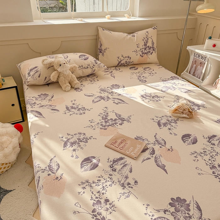 91家纺网 家纺一手货源 找家纺 爱彼家纺 2025新款原棉老粗布床单床单单件凉席席子 青花舞梦