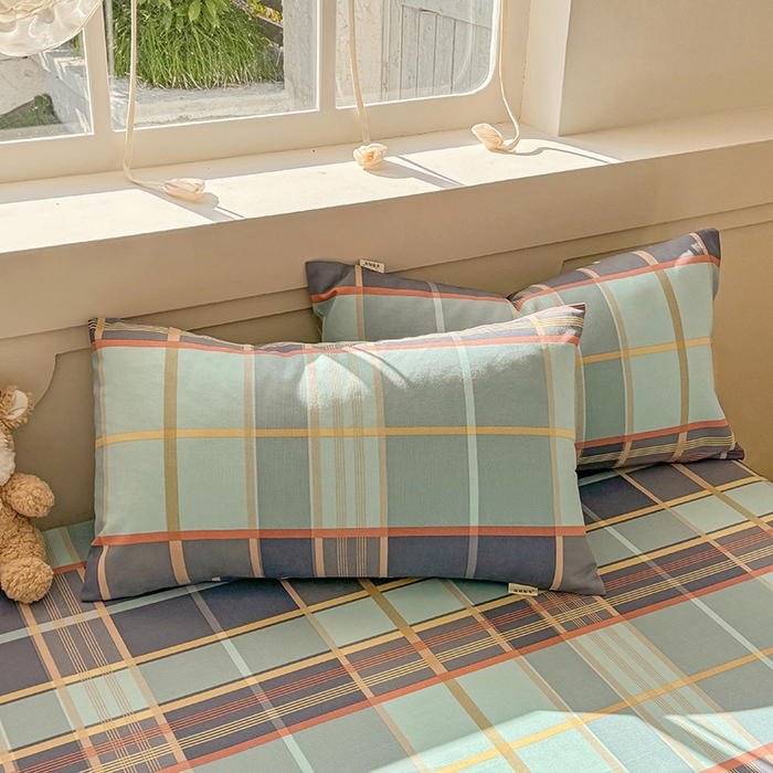 91家纺网 家纺一手货源 找家纺 爱彼家纺 2025新款原棉老粗布床单床单单件凉席席子 古奈-绿