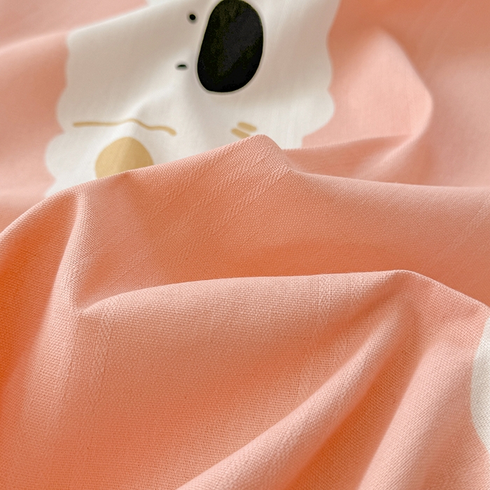 91家纺网 家纺一手货源 找家纺 爱彼家纺 2025新款原棉老粗布床单床单单件凉席席子 嗨皮小狗