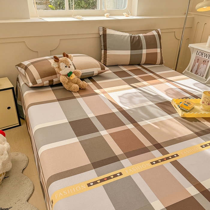 91家纺网 家纺一手货源 找家纺 爱彼家纺 2025新款原棉老粗布床单床单单件凉席席子 伯格