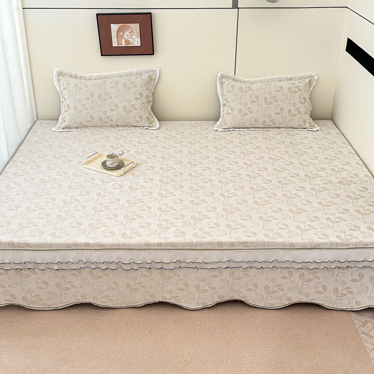 手艺人家纺 2025新款雪尼尔复合炕盖XK3758-3760√ XK3759米