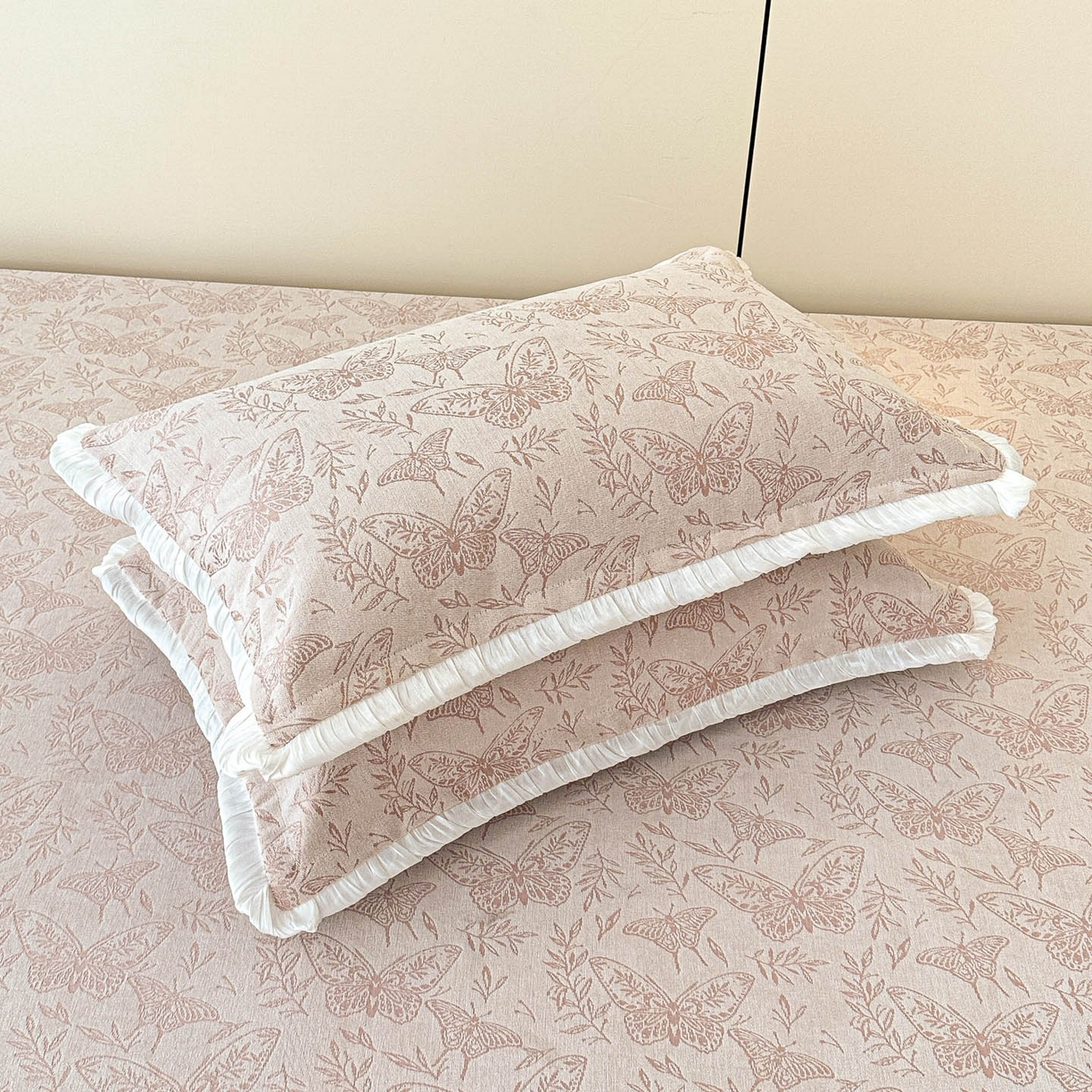 91家纺网 家纺一手货源 找家纺 手艺人家纺 2025新款雪尼尔复合炕盖XK3758-3760√ XK3760粉