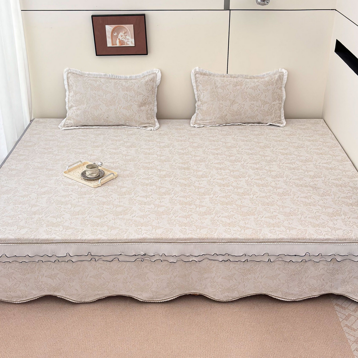 手艺人家纺 2025新款雪尼尔复合炕盖XK3758-3760√ XK3760米