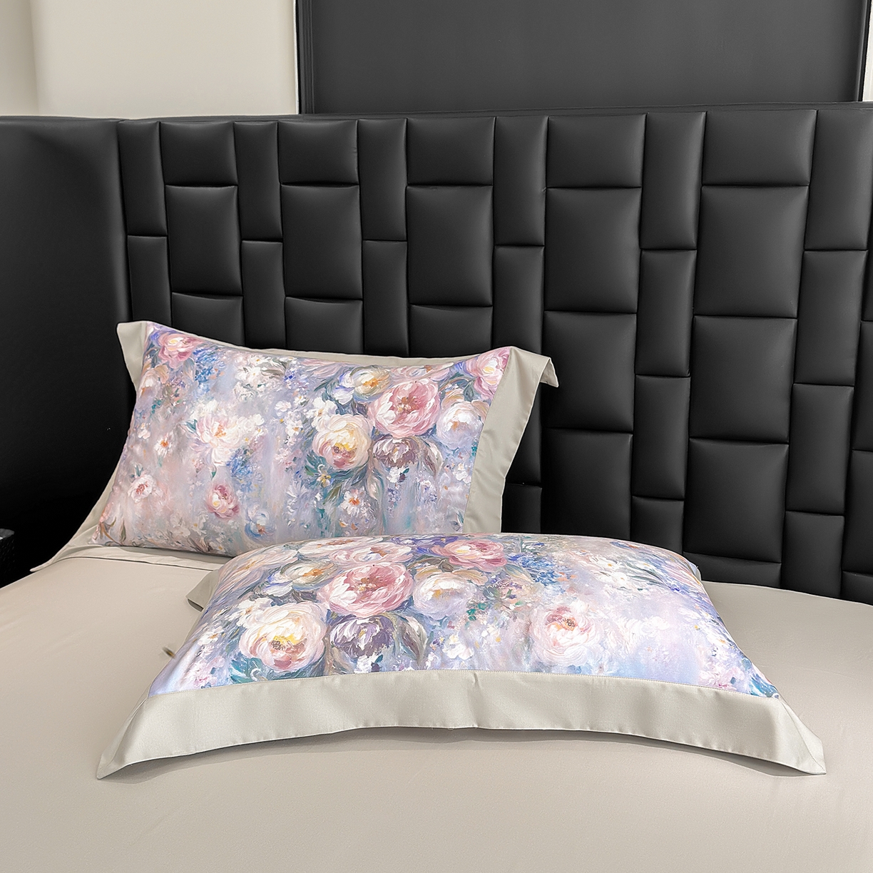 91家纺网 家纺一手货源 找家纺 元元家居（元元被业） 2026新款天丝棉四季款四件套-炫彩系列 爱丽丝